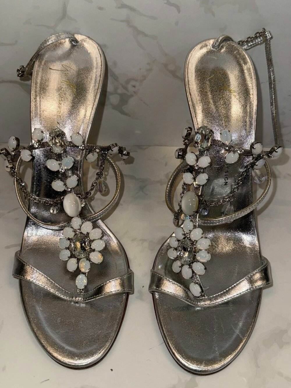 Giuseppe Zanotti Crystal Embellished Heels